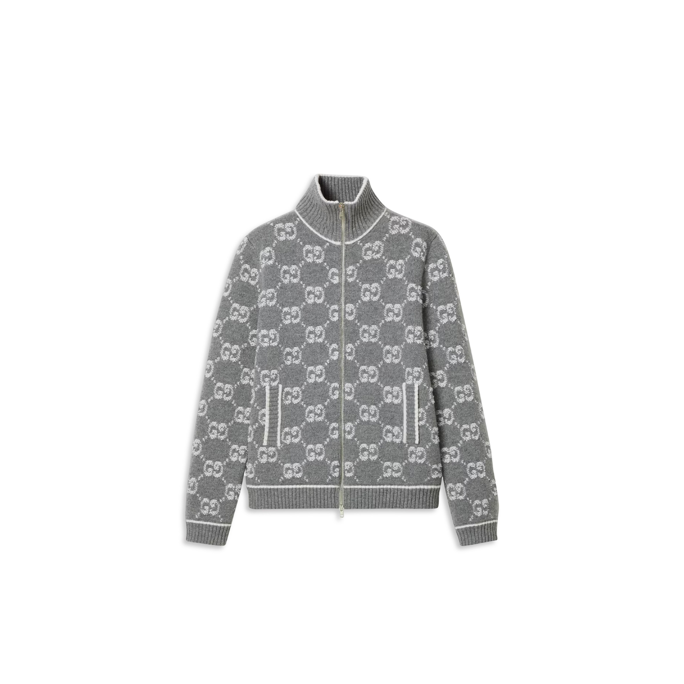 GUCCI GG BOUCLÉ STITCH JACQUARD CARDIGAN 814285